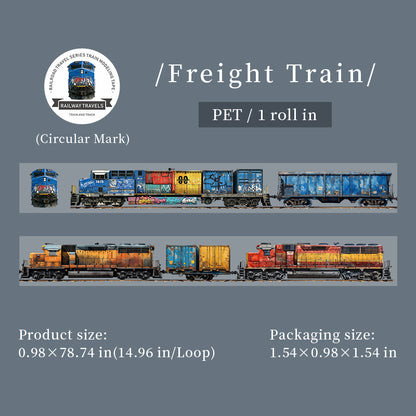 [2603-021] Train Travel Scene Tape 4 Styles