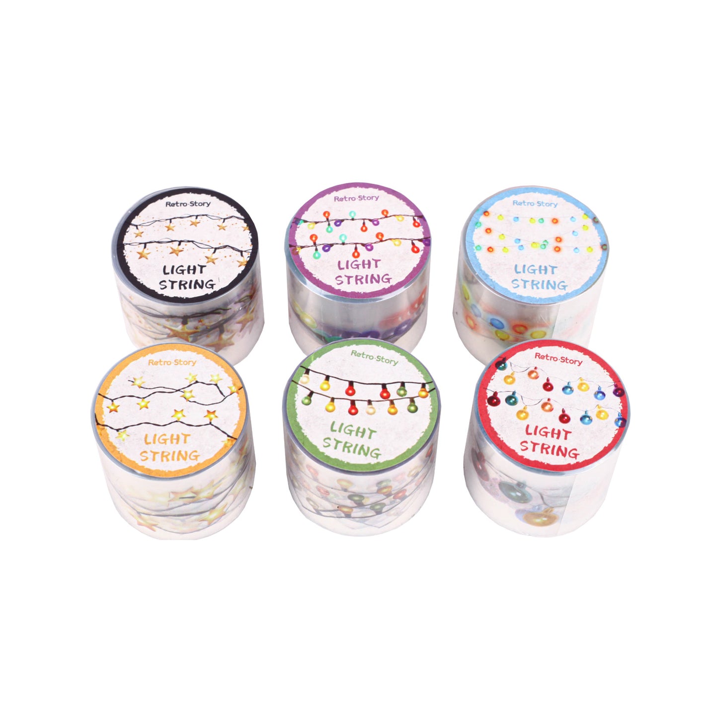 [2603-096] Fairy Light Party Decorative Tape 6 Styles