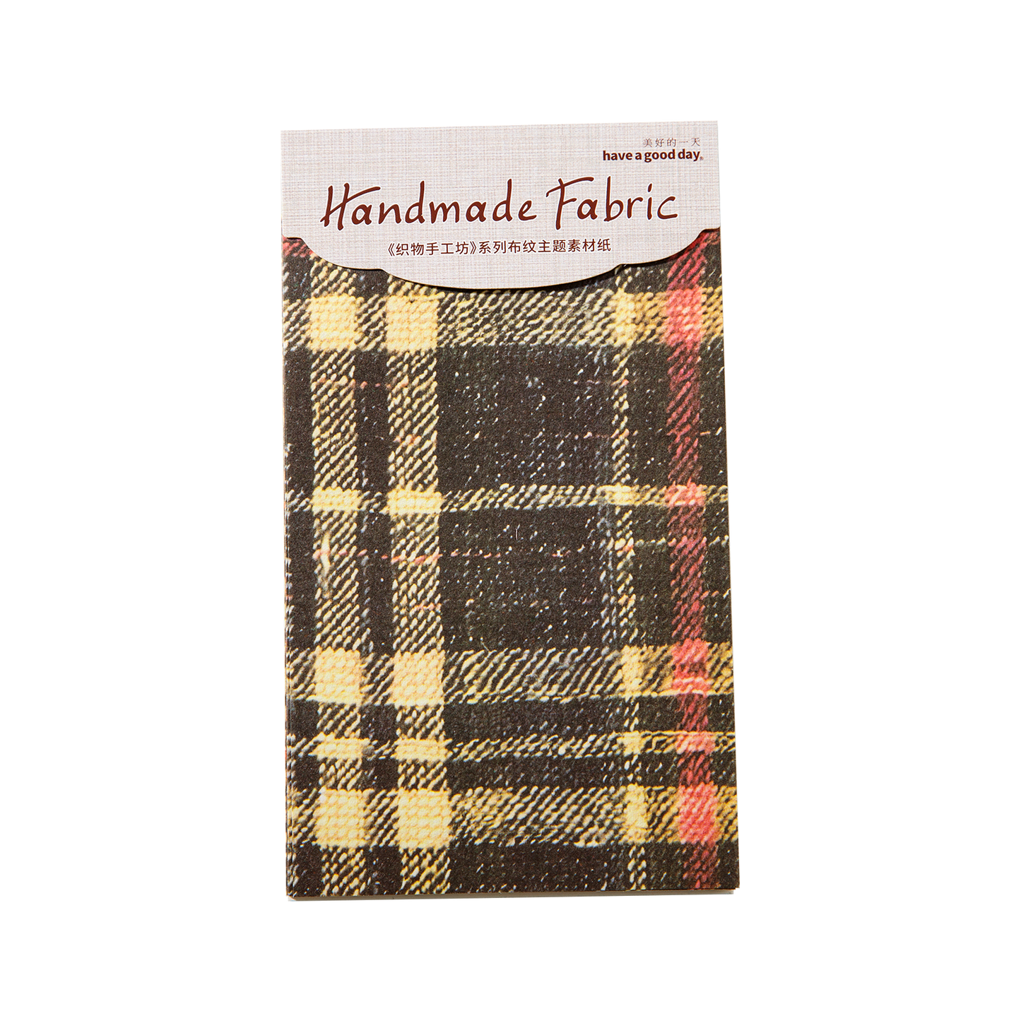 [2603-098] Fabric Texture Journal Collage Paper 6 Styles