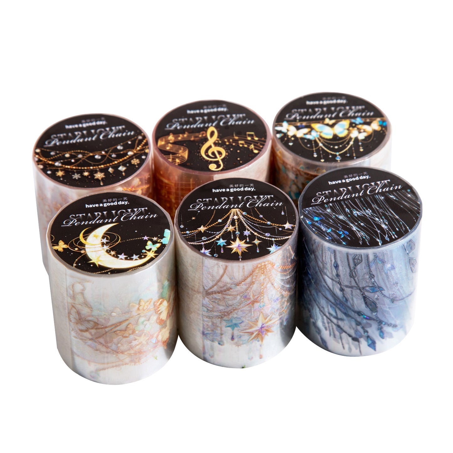 [2602-010] Celestial Star PET Tape 6 Styles
