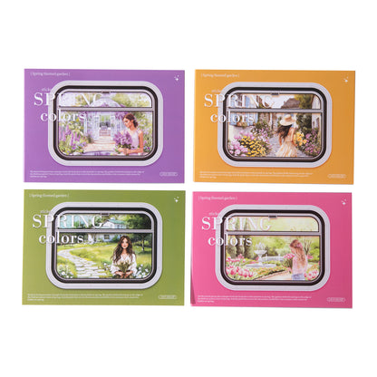[2601-211] Spring Garden Journal Sticker Book