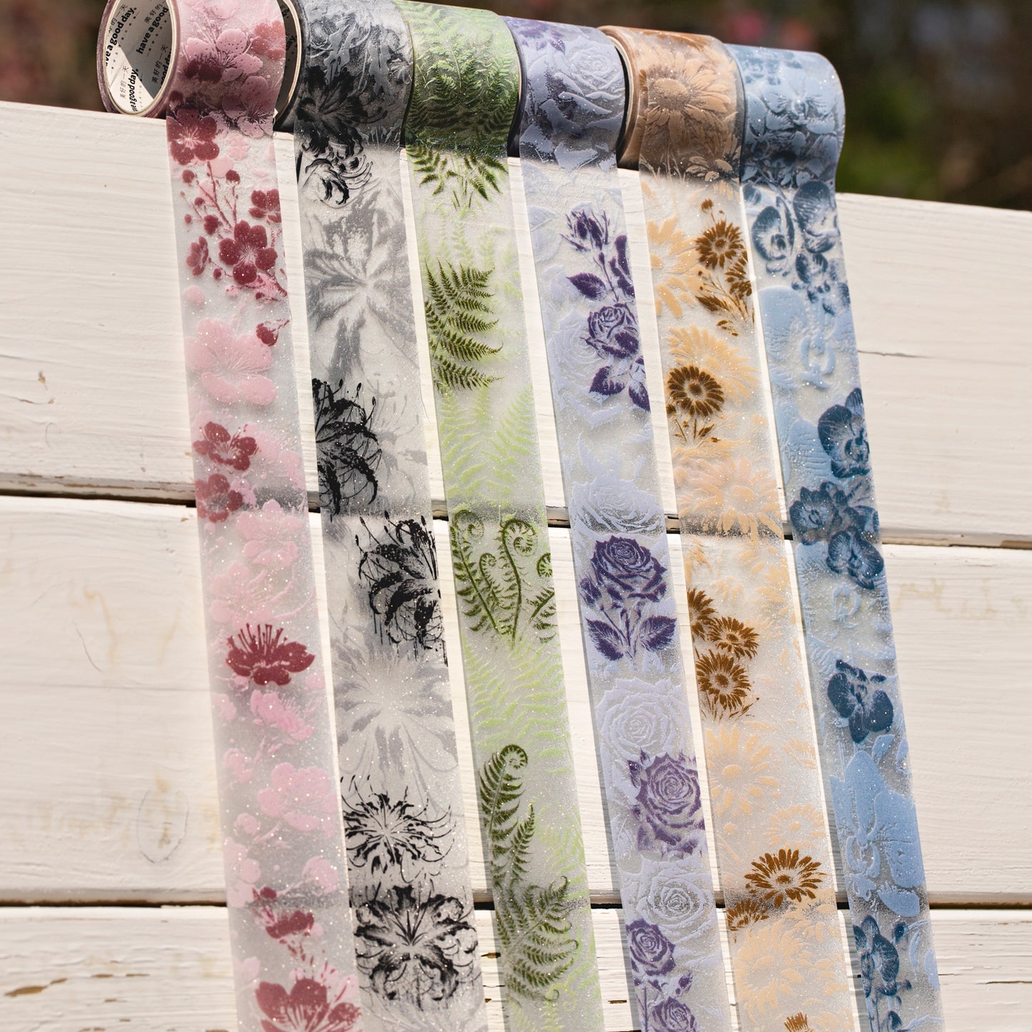 [2601-186] Blooming Dawn Botanical PET Washi Tape