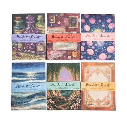 [2603-099] Fantasy Dream Journal Collage Paper 6 Styles
