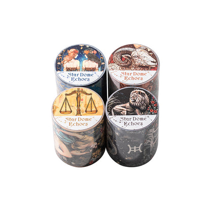 [2603-009] Zodiac Background Washi Tape 4 Styles