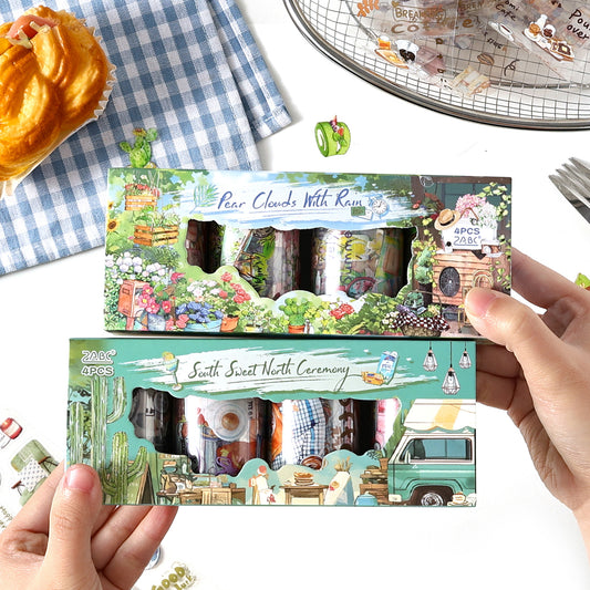 [2603-012] PET Die Cut Tape Set 4 Rolls