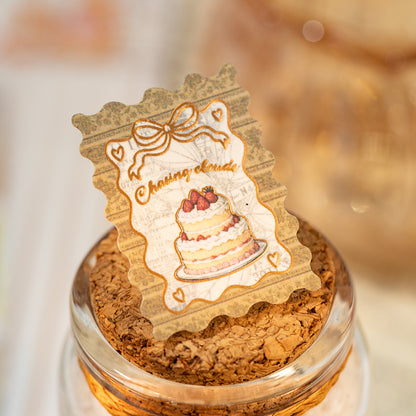 [2601-164] Stamp Tales – Gilded PET Vintage Labels (6 Designs)