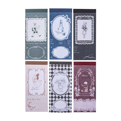 [2601-160] Fairy-Tale Little Happiness – Journal Memo Pad Set (6 Designs)