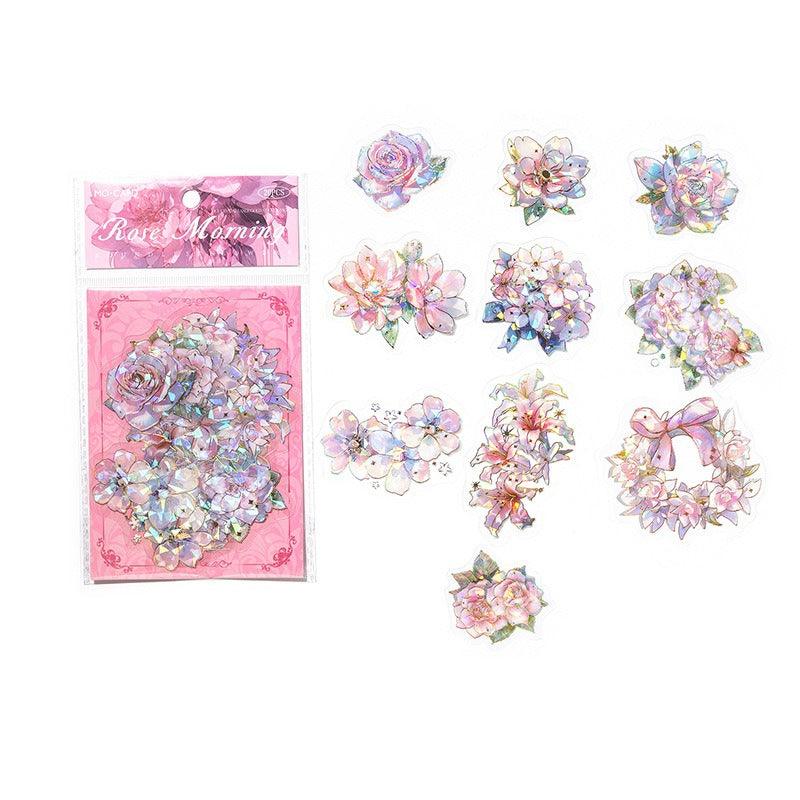 1181 PET Sticker Pack Boundless Flower Spectrum Series - Memo Journals