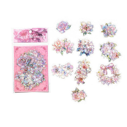 1181 PET Sticker Pack Boundless Flower Spectrum Series - Memo Journals