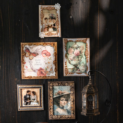 [2601-158] Baroque Finale – Ornate Frame Washi Tape Set (4 Designs)