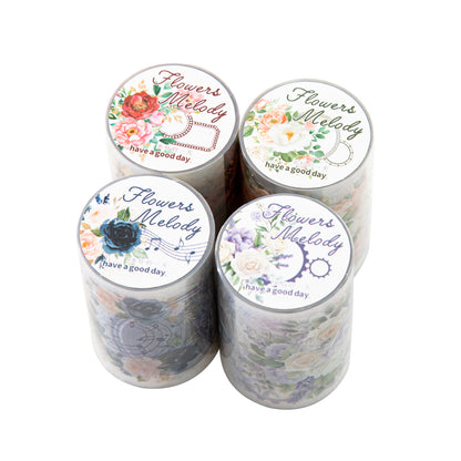 [2601-214] Floral Melody Washi Tape Set