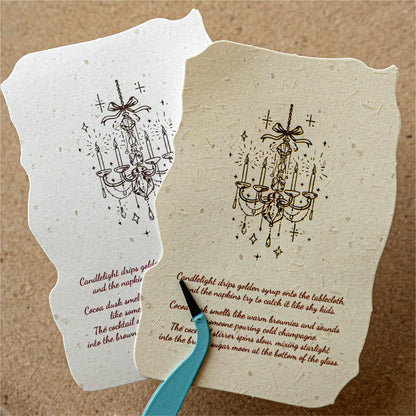 [2602-021] Dream Imprint Vintage Paper Stickers 4 Styles