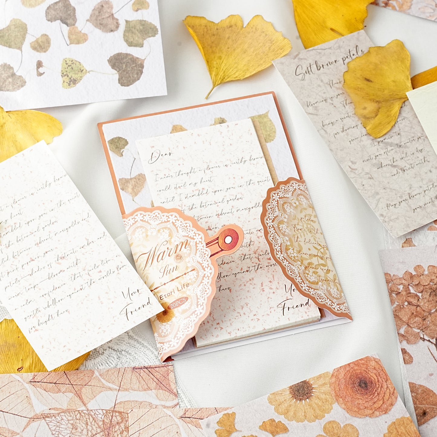 [2603-113] Botanical Journal Collage Paper 6 Styles