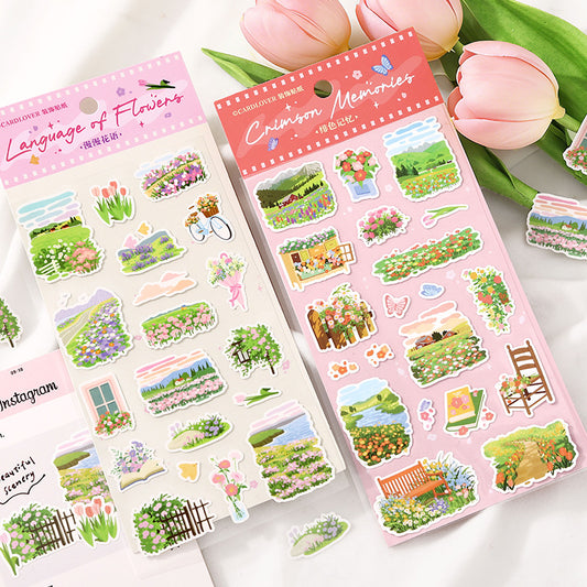 [2601-167] Only Flowers Know – Garden Stickers (4 Designs)