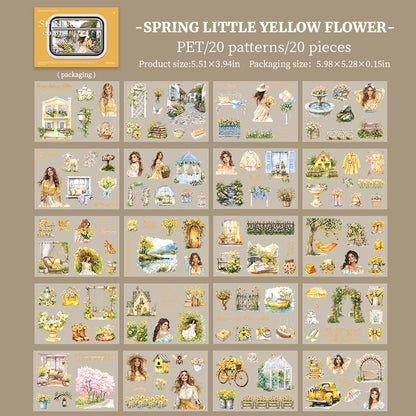 [2601-211] Spring Garden Journal Sticker Book
