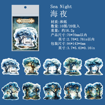 [2601-169] Forest Reverie – Vintage Woodland Stickers (4 Designs)