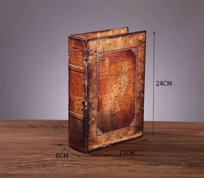 6154 Vintage Nautical Floor Book Box Storage