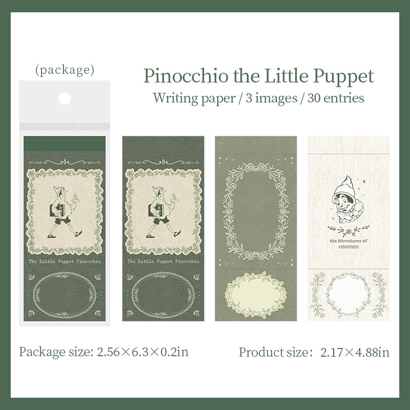 [2601-160] Fairy-Tale Little Happiness – Journal Memo Pad Set (6 Designs)