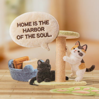 [2603-030] Plush Theme Card Stickers 30 Pieces 6 Styles