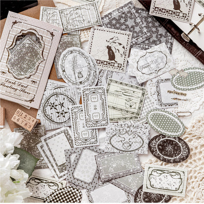 [2601-198] Candy Poetry Vintage Frame Notes