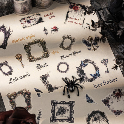 [2603-058] Gothic Washi Tape 4 Styles