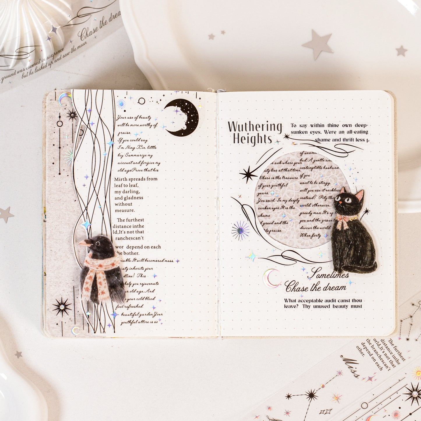 [2601-161] Starry Poet – Cosmic PET Tape Set (6 Designs)