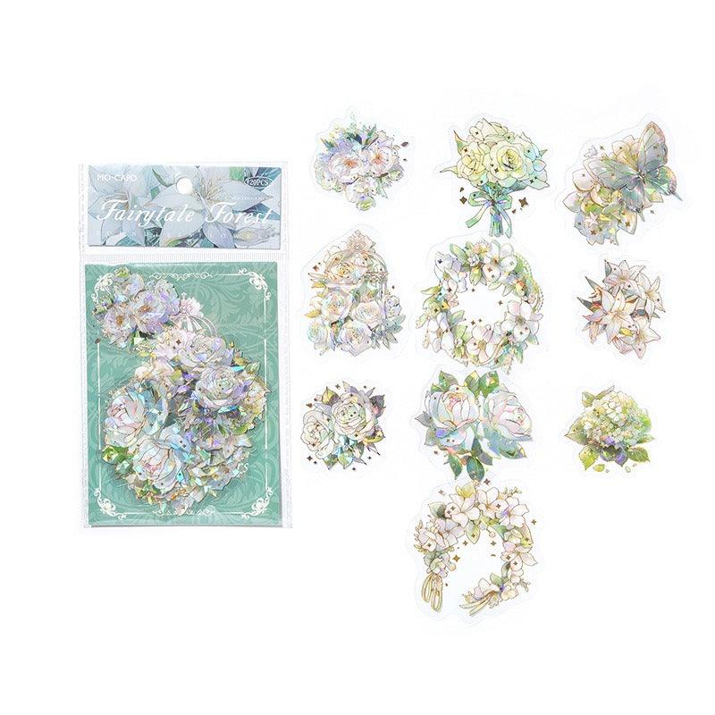 1181 PET Sticker Pack Boundless Flower Spectrum Series - Memo Journals