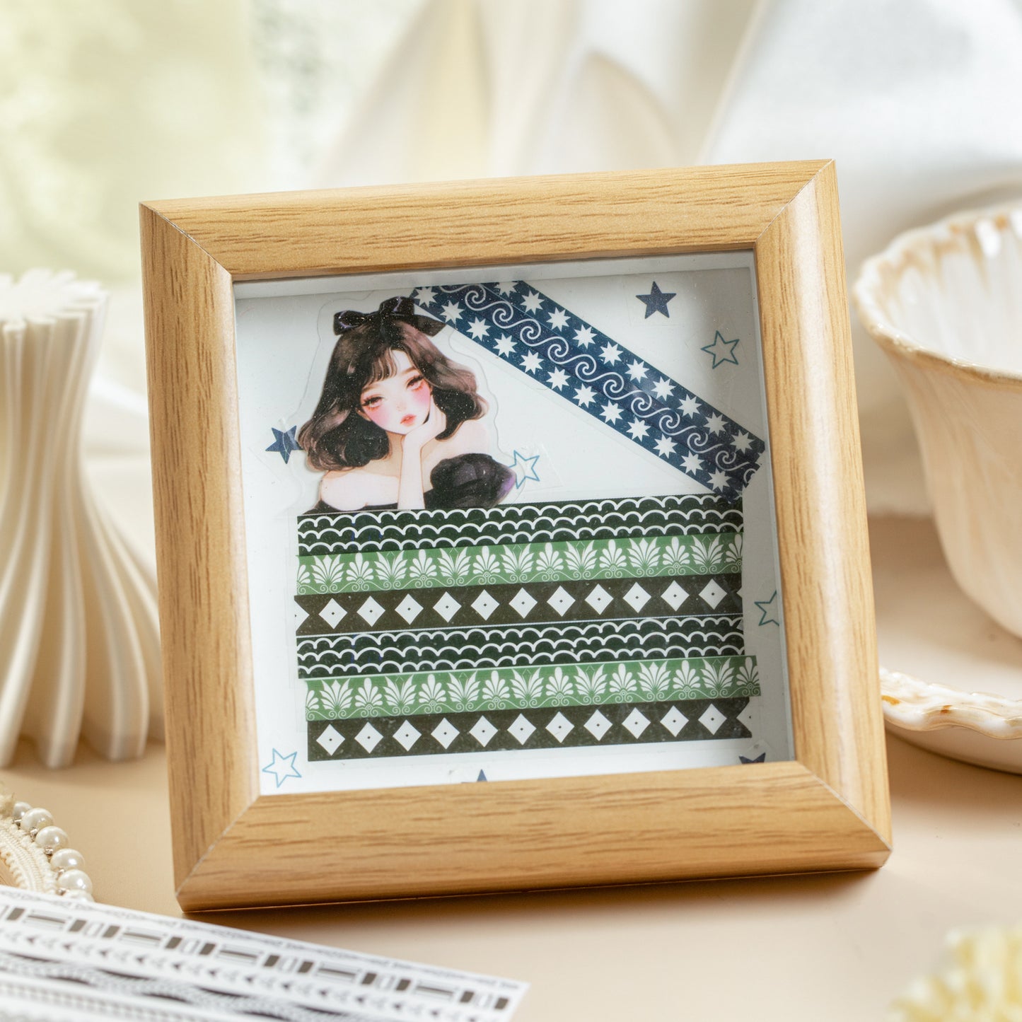 [2603-001] Themed Mixed Material Sticker Book 4 Styles