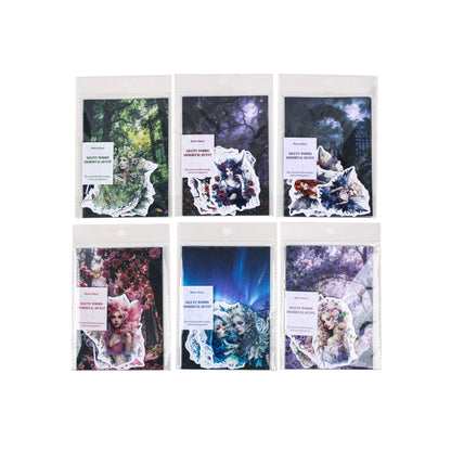 [2603-051] Vintage European Character Ephemera Pack 6 Styles