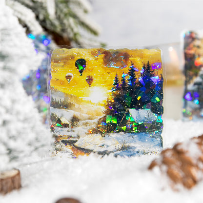 [2601-194] Snowfall Sound Winter Scene Stickers