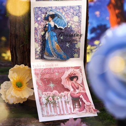 [2603-099] Fantasy Dream Journal Collage Paper 6 Styles