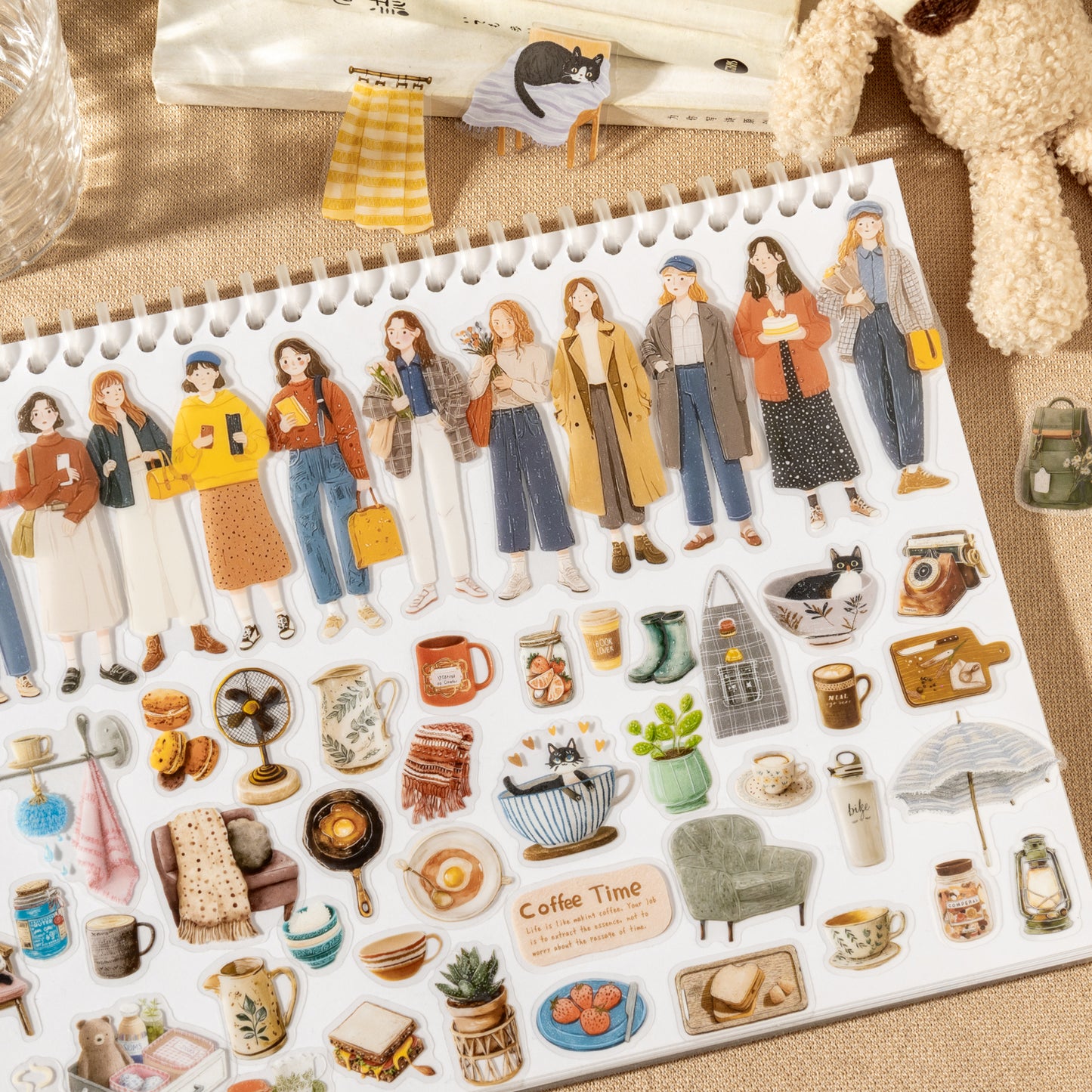 [2603-037] Original Sweet Diary Large Sticker Pack