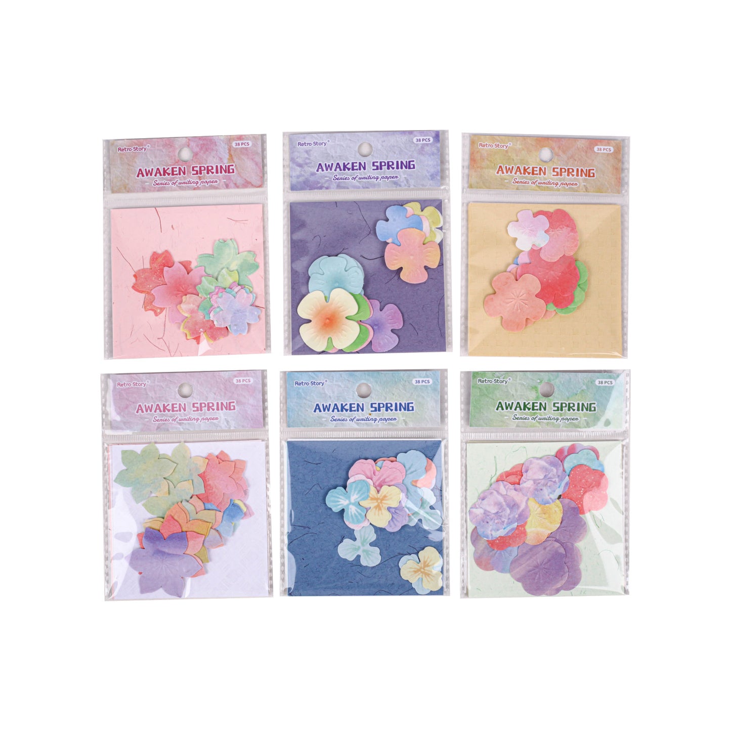 [2603-133] Spring Floral Journal Paper 6 Styles