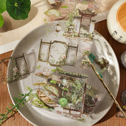 [2603-112] Chinese Seasonal Scene PET Tape 4 Styles