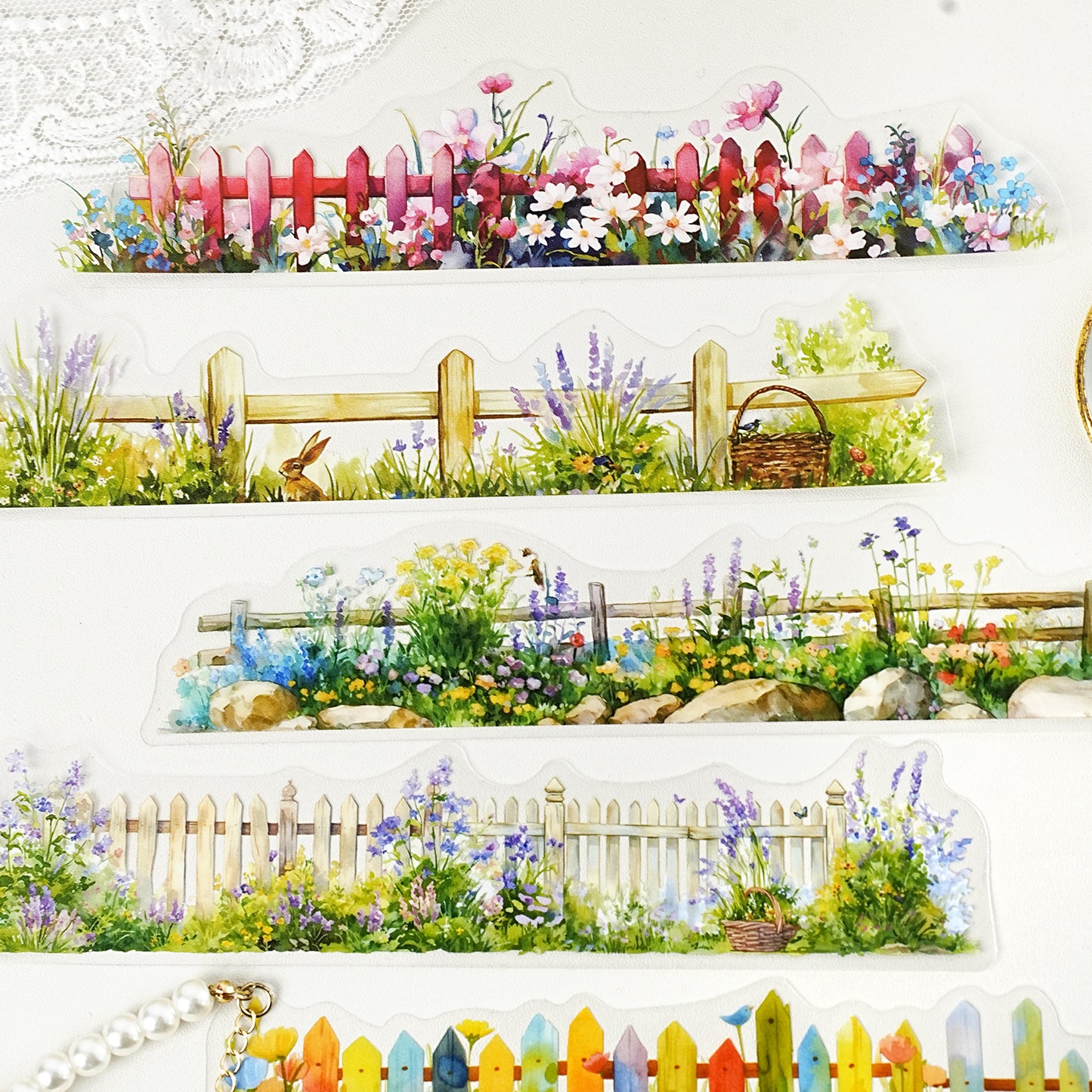 [2603-110] Nature Landscape PET Sticker Pack 6 Styles