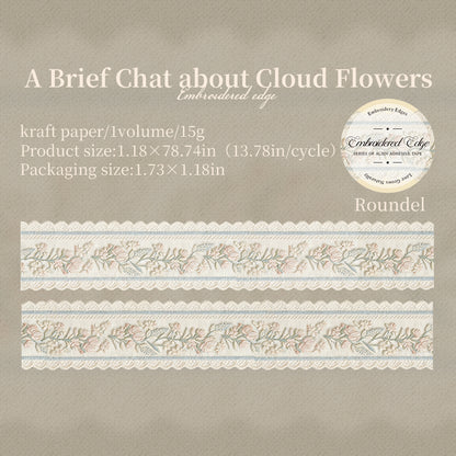 [2601-179] Qibian Collection – Embroidered-Style Decorative Tape Set (4 Designs)