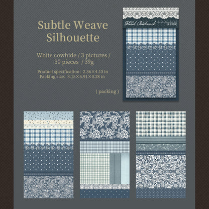 [2601-171] Floral Patchwork – Vintage Lace Collage Paper Pad (6 Designs)