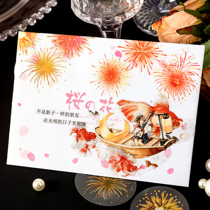 [2603-060] Romantic Foil Mini Sticker Pack 6 Styles