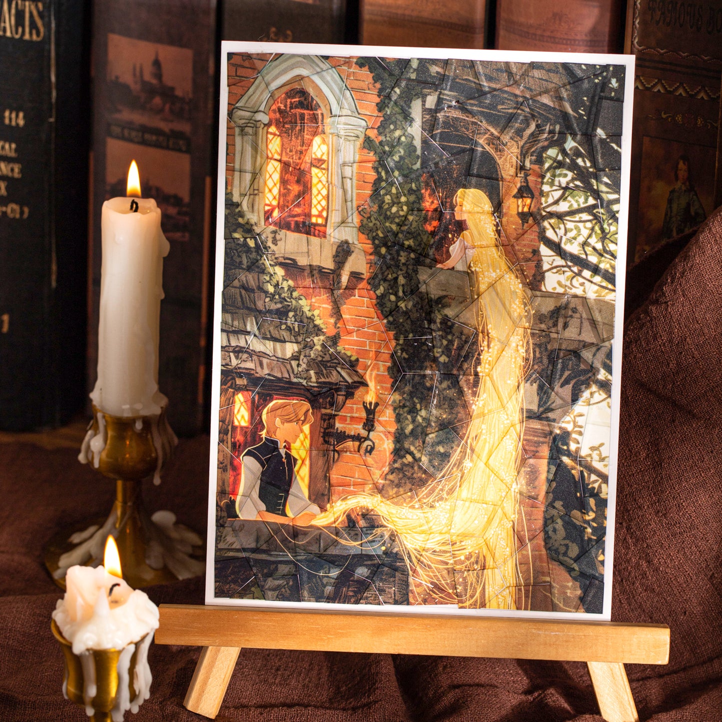 [2603-062] Vintage Fairy Tale Puzzle Stickers 4 Styles