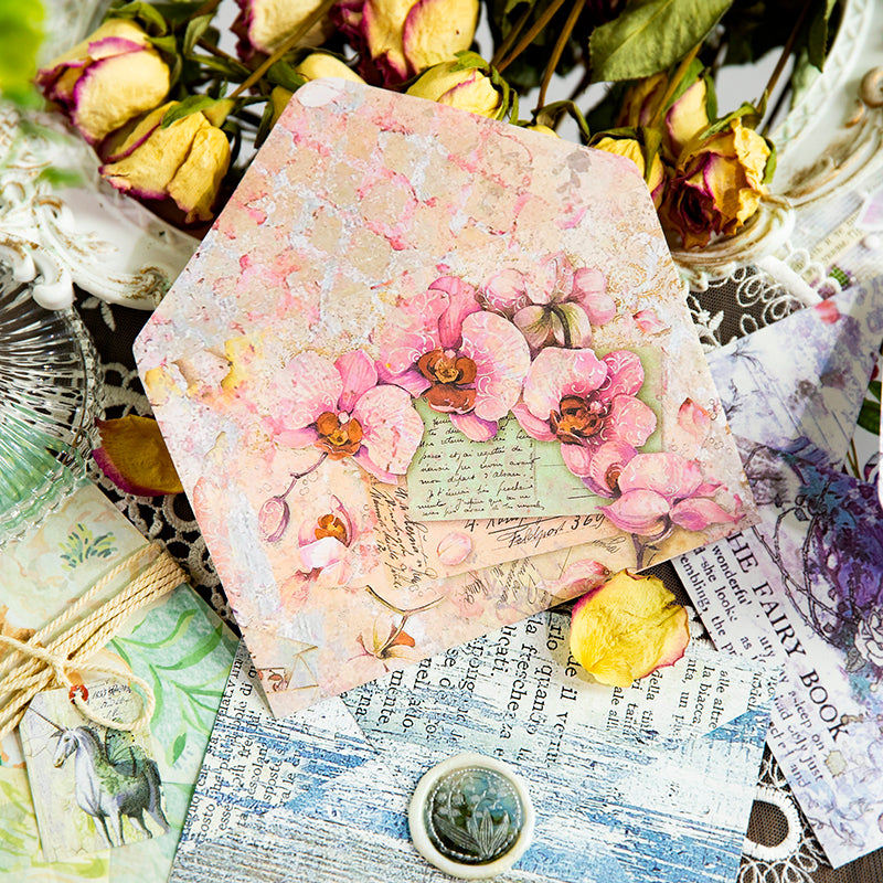 [2601-217] Emotion Collector Mixed Media Collage Stickers Pack