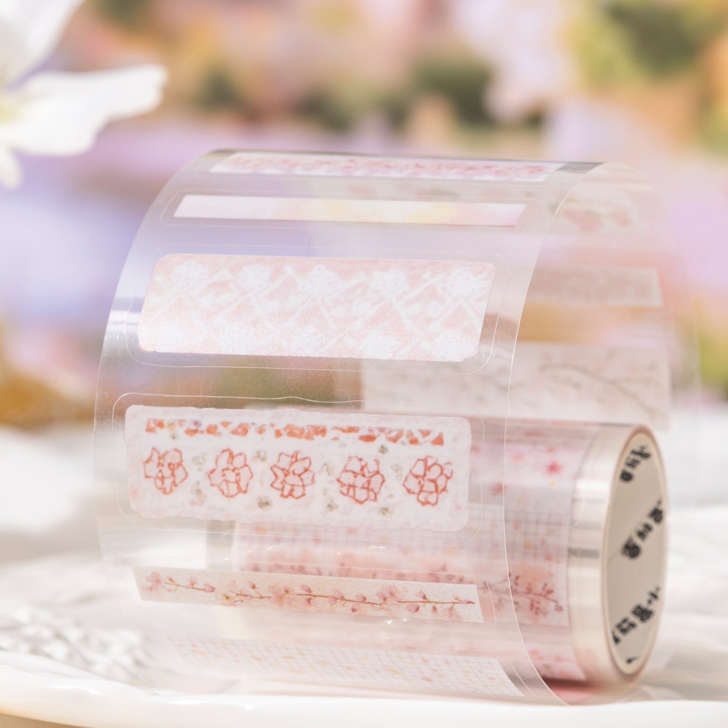 [2601-174] Fall into Spring – PET Die-Cut Decorative Tape Set (4 Designs)