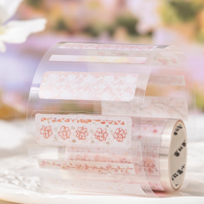 [2601-174] Fall into Spring – PET Die-Cut Decorative Tape Set (4 Designs)