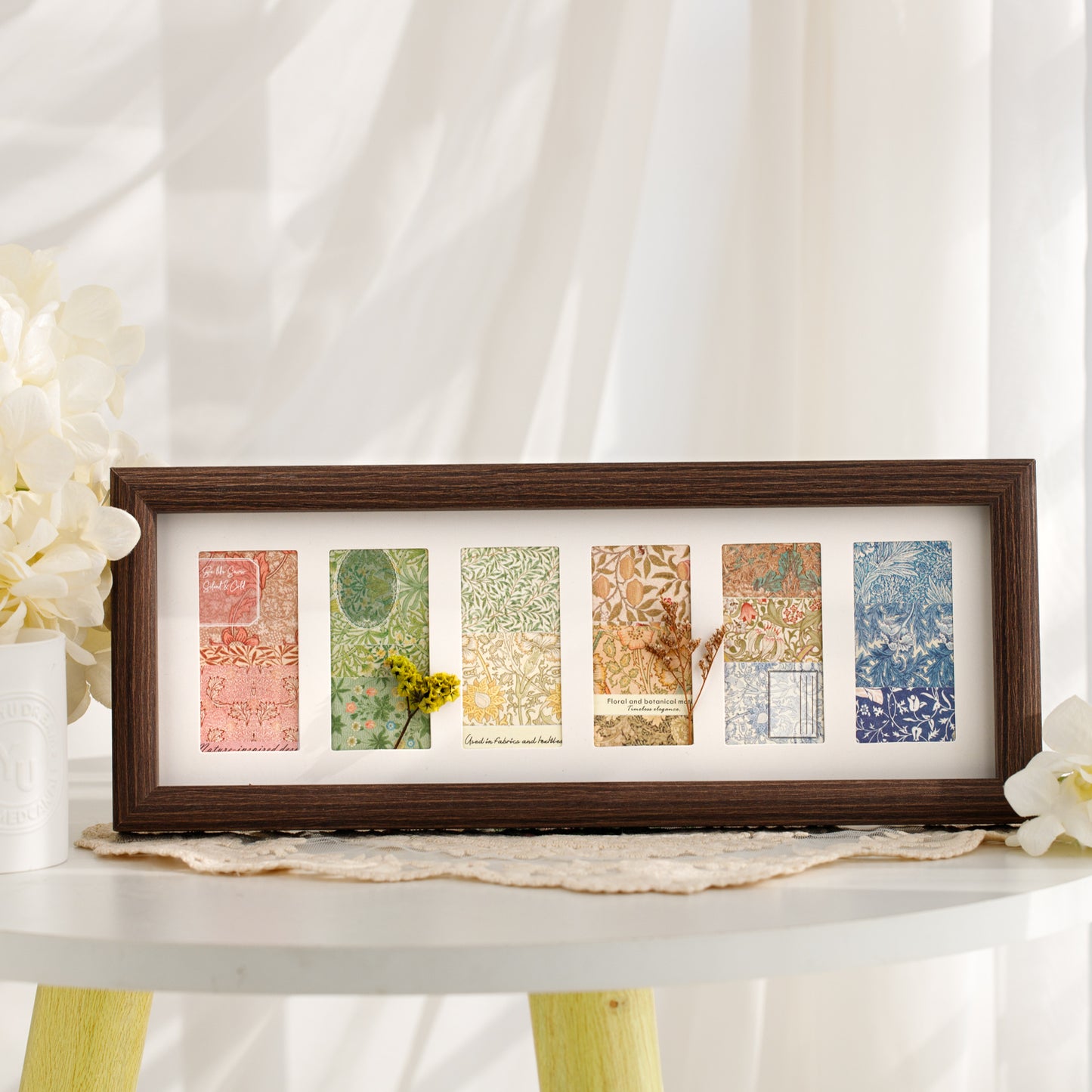 [2602-012] Vintage Floral Pattern PET Tape 4 Styles