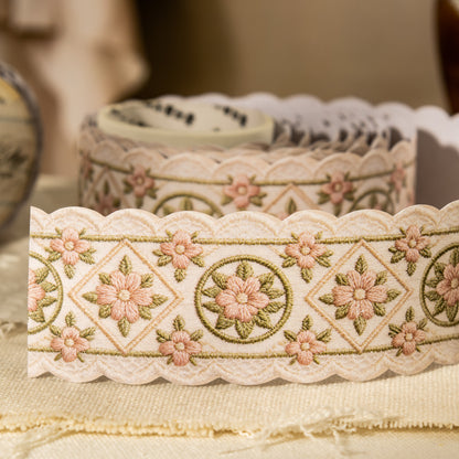 [2601-179] Qibian Collection – Embroidered-Style Decorative Tape Set (4 Designs)