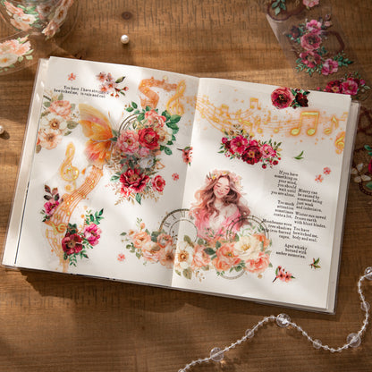 [2601-214] Floral Melody Washi Tape Set