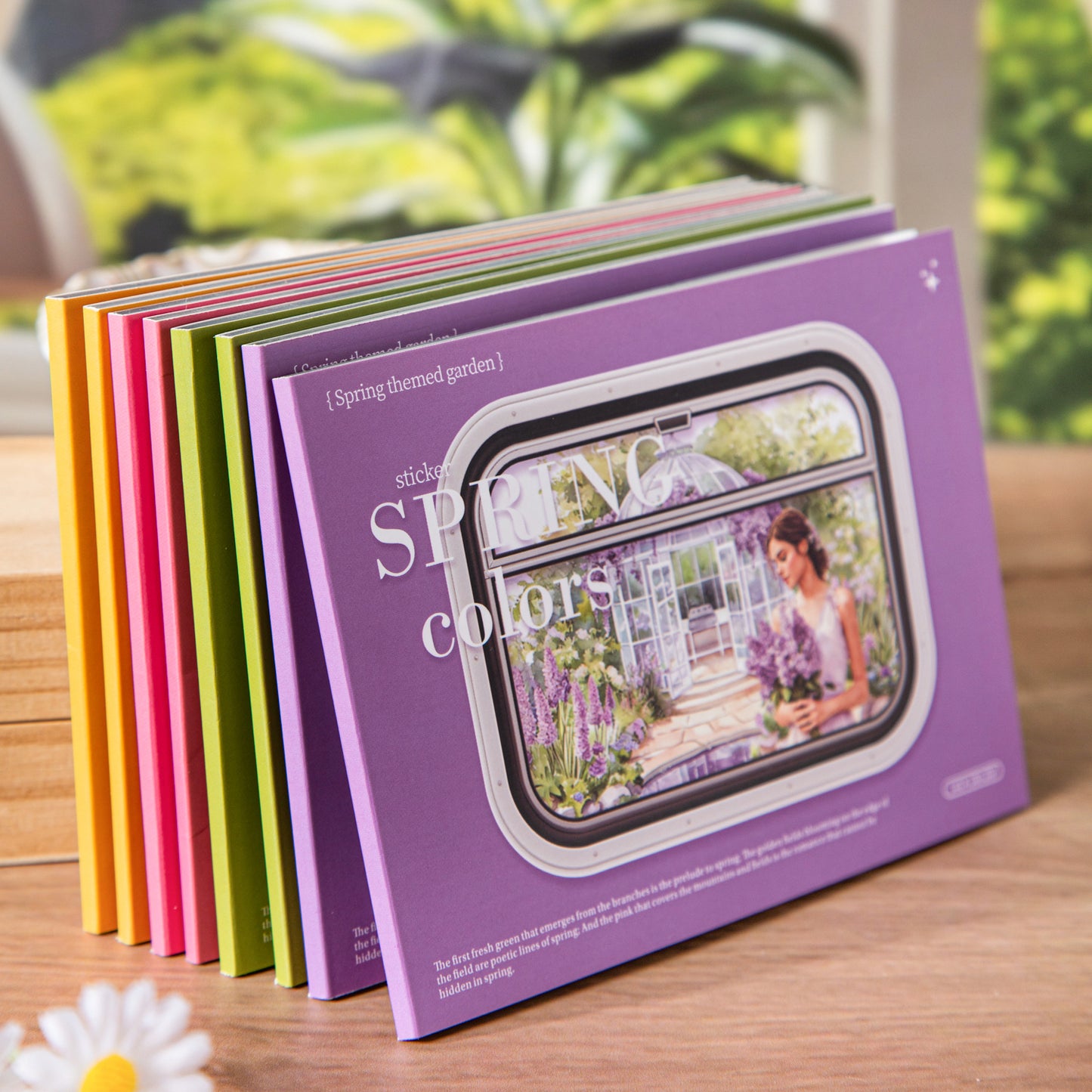 [2601-211] Spring Garden Journal Sticker Book