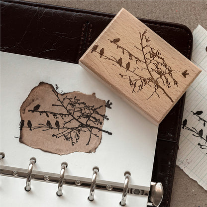 [2601-199] Moc Card Silent Mystery Wooden Stamps