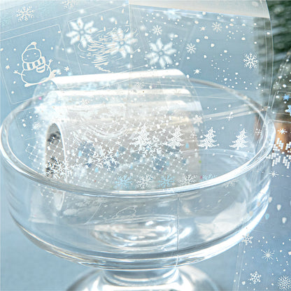 [2602-018] Transparent PET Deco Tape Set 4 Styles