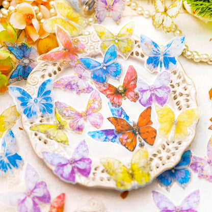 [2603-127] Dreamy Vintage Journal Collage Stickers 6 Styles