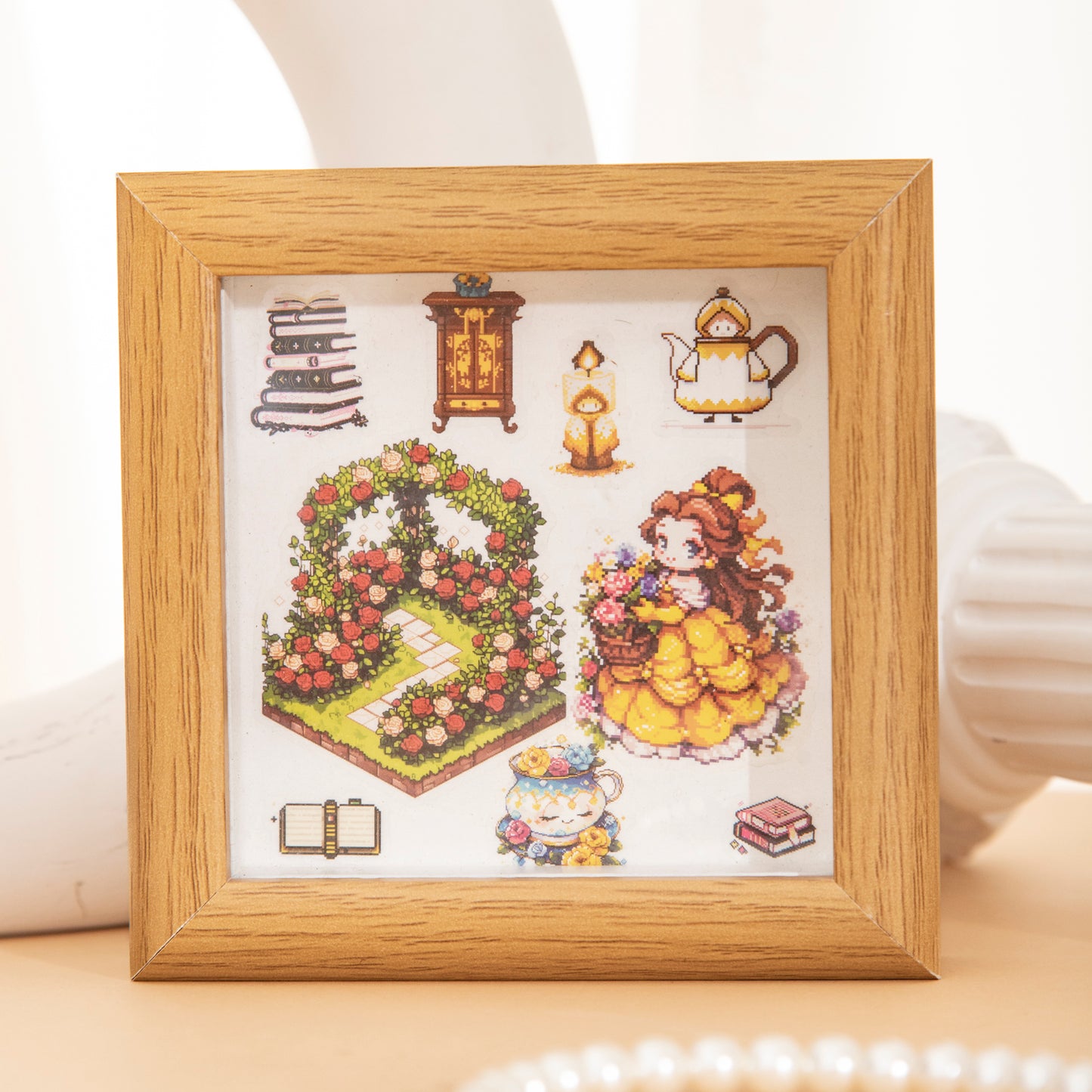 [2603-139] Pixel Fairy Tale PET Sticker Book 4 Styles